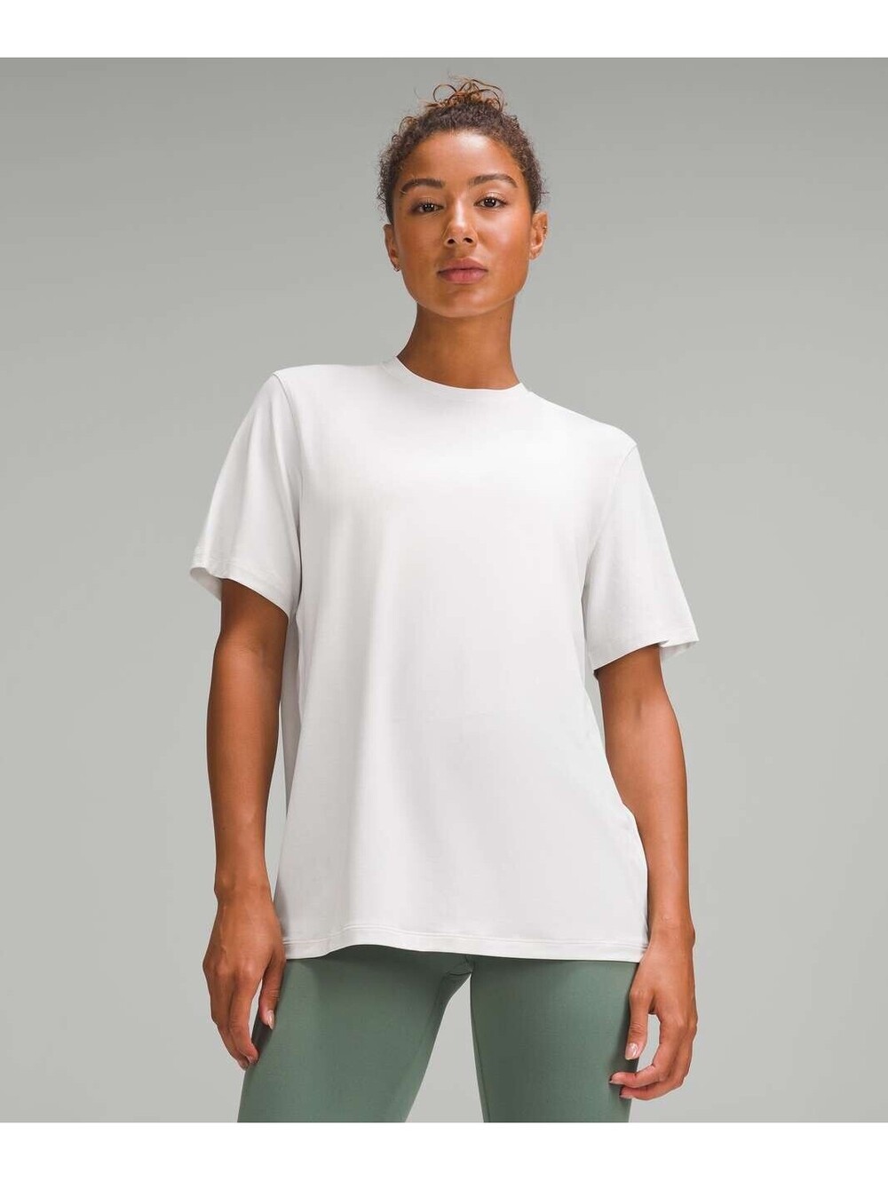 Lululemon Jersey Training Short-Sleeve Shirt Light Vapor Size 4 NWT